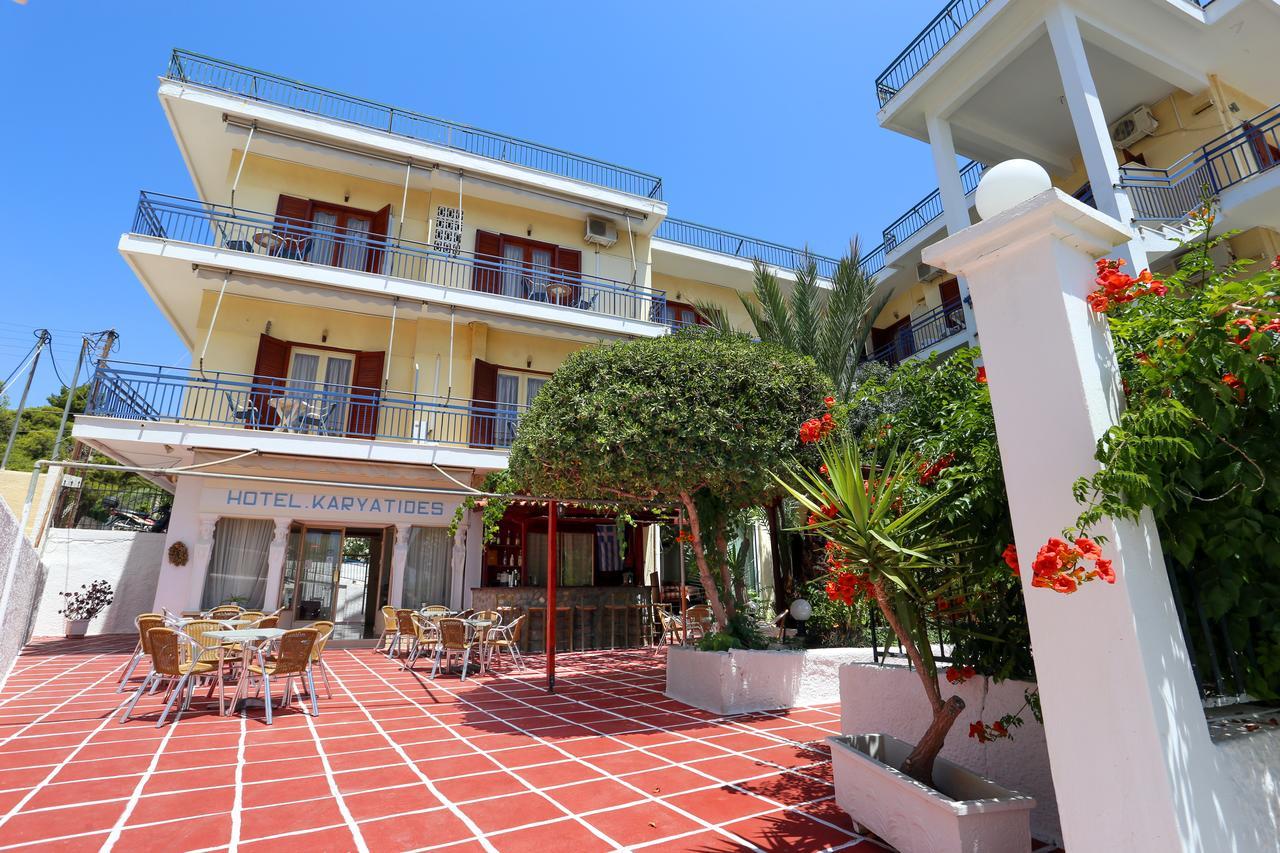 Agia Marina  Hotel Karyatides מראה חיצוני תמונה
