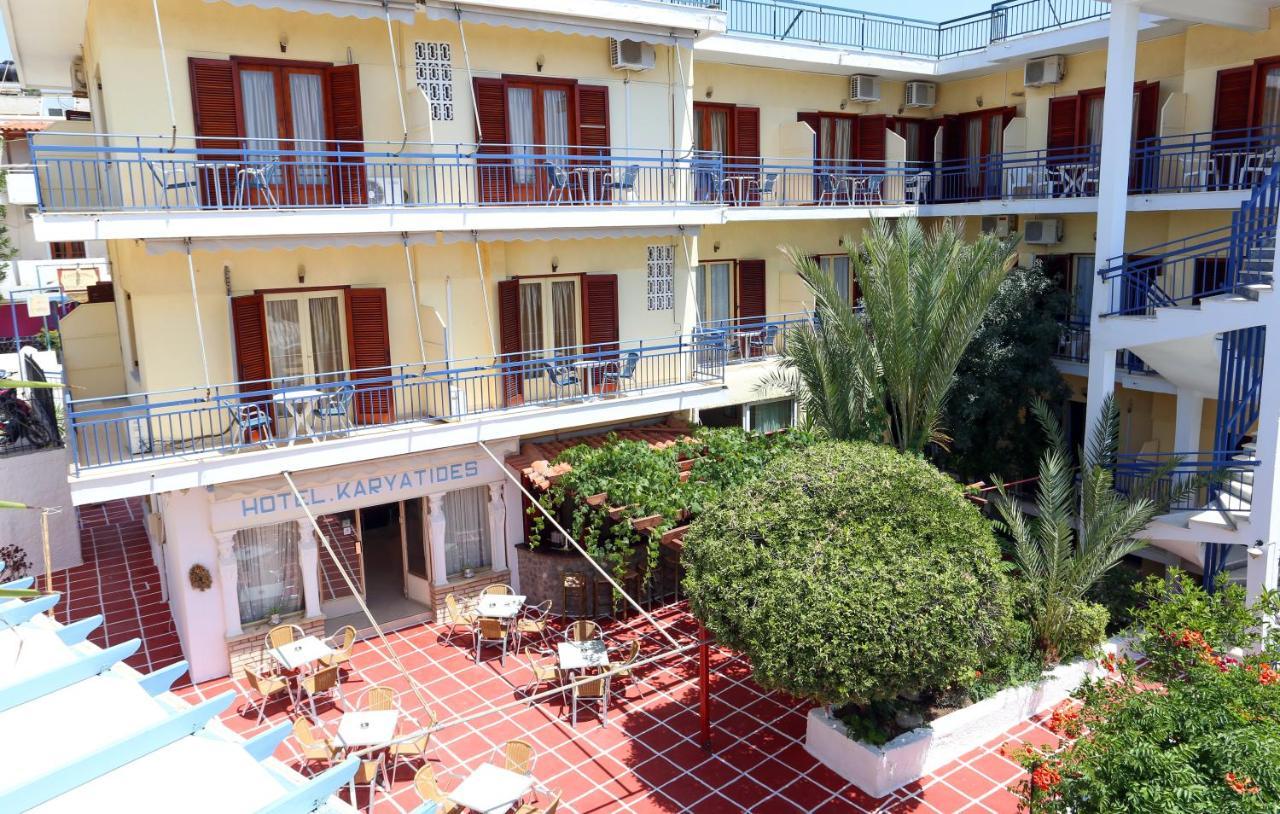 Agia Marina  Hotel Karyatides מראה חיצוני תמונה